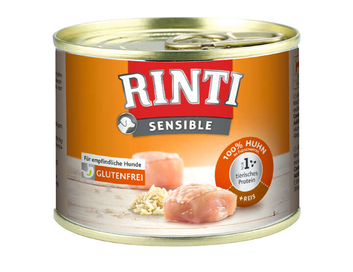 RINTI Hunde-Nassfutter Sensible Huhn & Reis RINTI Hunde-Nassfutter Sensible Huhn & Reis